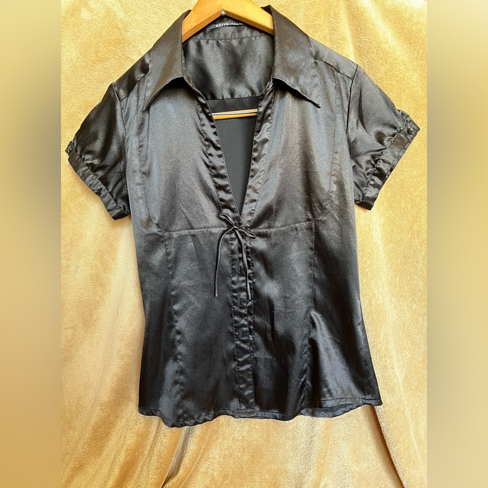 Extyn Italia Black Blouse - Women's S